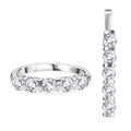 D'Joy Moissanit Schmuckset, 925 Silber rhodiniert - 2,26 ct.