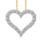 LUXURIANT DIAMOND - Lab Grown Diamant SI-GH Schmuckset 925 Silber Gelbgold Vermeil ca. 0,55 ct.