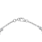 LUXURIANT DIAMOND - Lab Grown Diamant Schmuckset 925 Silber Rhodiniert (Größe 17) (10-15 Werktage Lieferzeit) ca. 2.75 ct
