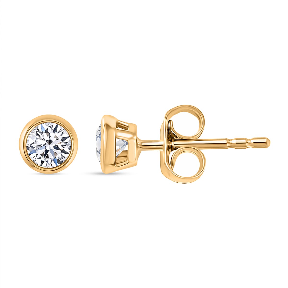 LUXURIANT DIAMOND - Lab Grown Diamant Schmuckset 925 Silber 750 Gelbgold vermeil (Größe 17) (10-15 Werktage Lieferzeit) ca. 2.75 ct
