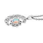 Natürlicher, äthiopischer Welo Opal Schmuckset ca. 0,41 ct.