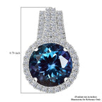 AAA Lab Grown Alexandrite, Lab Grown Diamant Schmuckset 417 Gold ca. 5,35 ct.