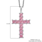 D'Joy Lustro Stella Rosa Zirkonia Schmuckset ca. 50 cm 925 Silber und Edelstahl