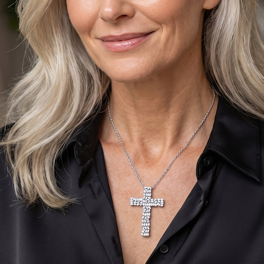 LUXURIANT DIAMOND - Lab Grown Diamant SI-GH SGL zertifiziert Schmuckset 925 Silber rhodiniert ca. 1,00 ct.