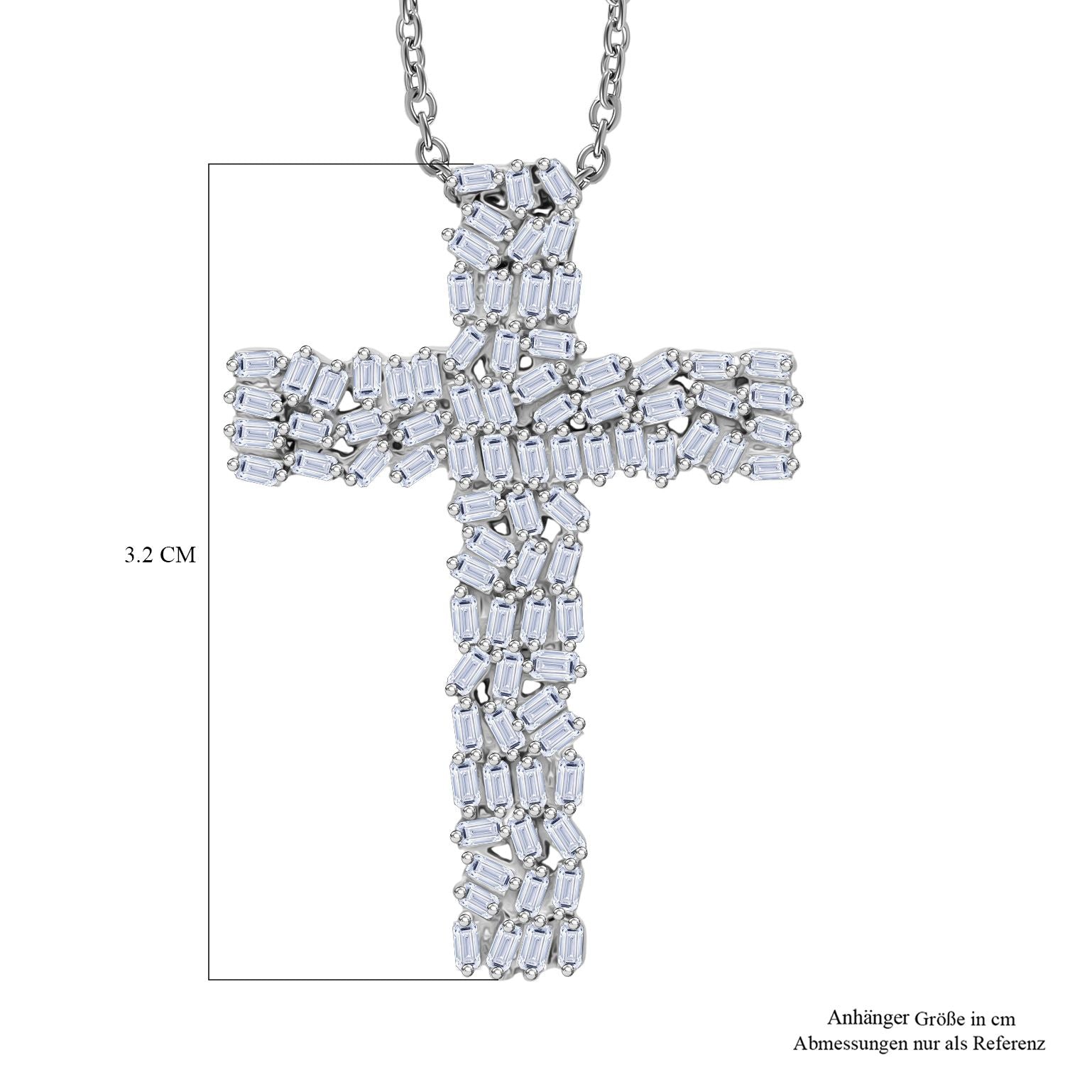 LUXURIANT DIAMOND - Lab Grown Diamant SI-GH SGL zertifiziert Schmuckset 925 Silber rhodiniert ca. 1,00 ct.