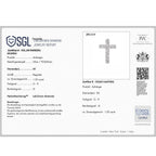 LUXURIANT DIAMOND - Lab Grown Diamant SI-GH SGL zertifiziert Schmuckset 925 Silber rhodiniert ca. 1,00 ct.