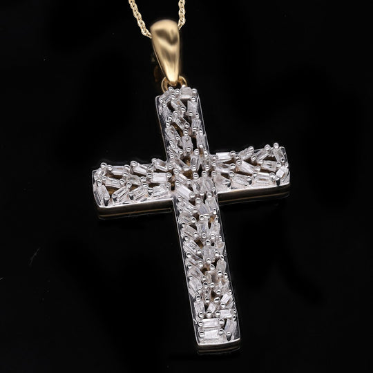 LUXURIANT DIAMOND - Lab Grown Diamant SI-GH Anhänger mit Kette, ca. 50 cm,  925 Silber rhodiniert ca. 0,33 ct.