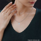 AAA Santamaria Aquamarin, Weißer Diamant Schmuckset, AGI zertifiziert und geprüft, 750 Weißgold ca. 1.40 ct