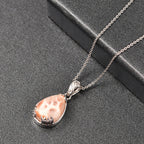 D joy AA Natrolith Anhänger mit Kette, 925 Silber rhodiniert ca. 5.81 ct