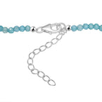 D joy Pfau Quarz Triplette Anhänger mit Kette (ca. 45 cm + 5 cm Extender), 925 Silber ca. 35.34 ct