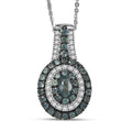 D'Joy Alexandrit Schmuckset ca. 50 cm 925 Silber rhodiniert (7-8 Werktage Lieferzeit)ca. 1.22 ct