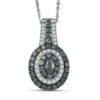 D'Joy Alexandrit Schmuckset ca. 50 cm 925 Silber rhodiniert (7-8 Werktage Lieferzeit)ca. 1.22 ct