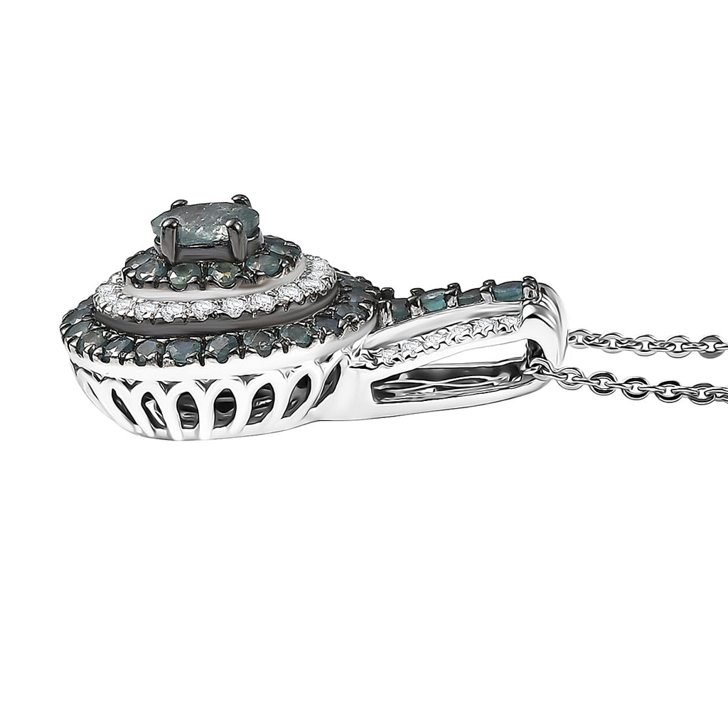 D'Joy Alexandrit Schmuckset ca. 50 cm 925 Silber rhodiniert (7-8 Werktage Lieferzeit)ca. 1.22 ct