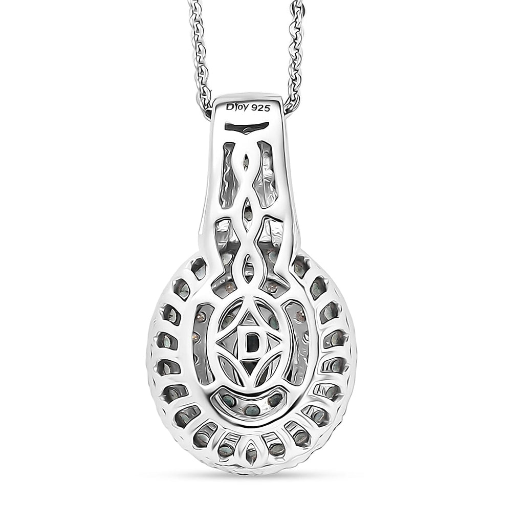 D'Joy Alexandrit Schmuckset ca. 50 cm 925 Silber rhodiniert (7-8 Werktage Lieferzeit)ca. 1.22 ct