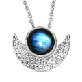 AAA Labradorit Anhänger mit 50cm Kette - 4,65 ct.