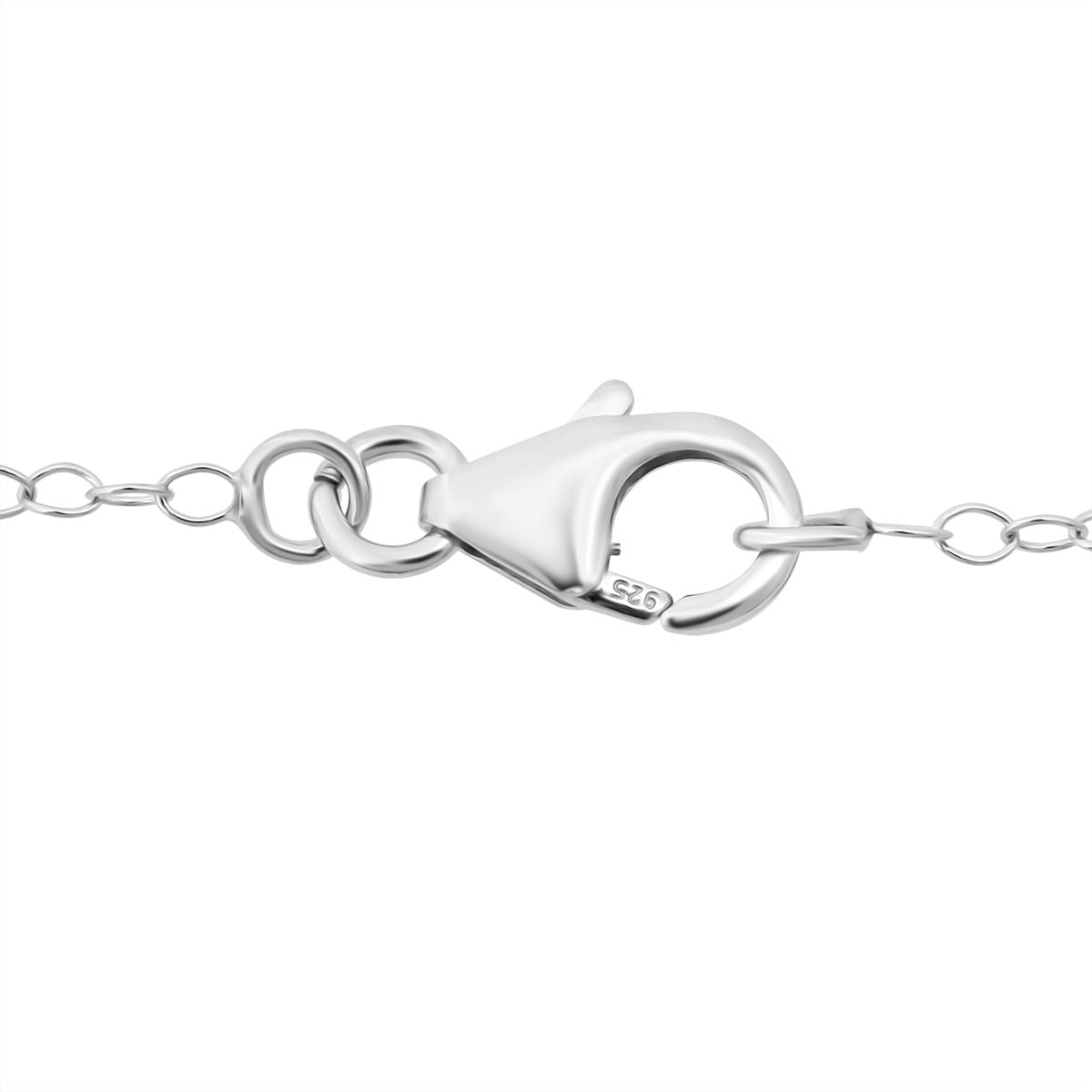 D'Joy AA Blauer Zirkon, Moissanit Schmuckset ca. 50 cm 925 Silber rhodiniert ca. 2,24 ct.