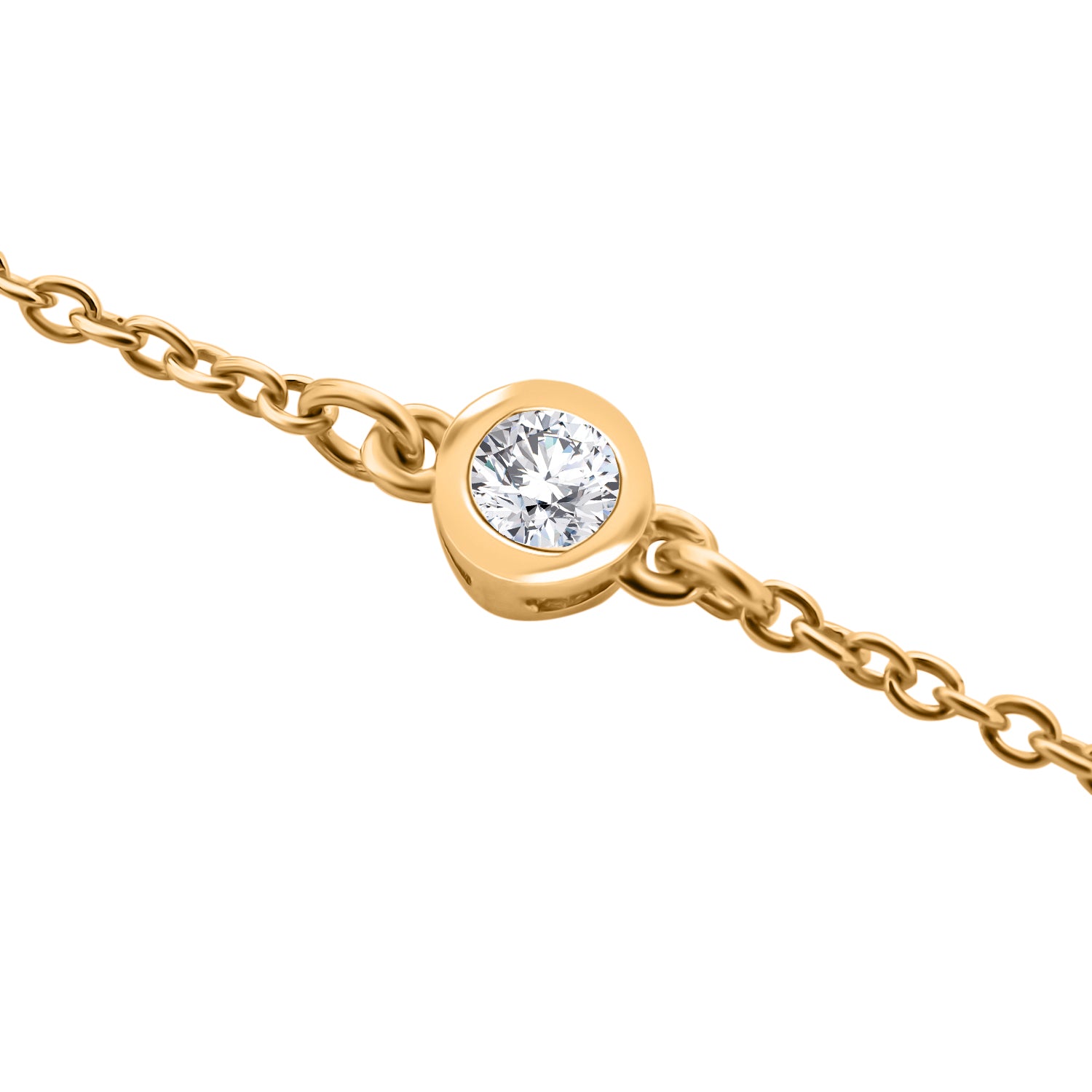 Luxuriant Diamond Trio: Labor Diamant Anhänger mit 50cm Kette Armband & Ohrringe 925 Silber Gelbgold Vermeil