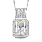 RADIANTA GRA zertifiziert Moissanit (D-VVS) Schmuckset ca. 45 cm 925 Silber rhodiniert ca. 2.82 ct