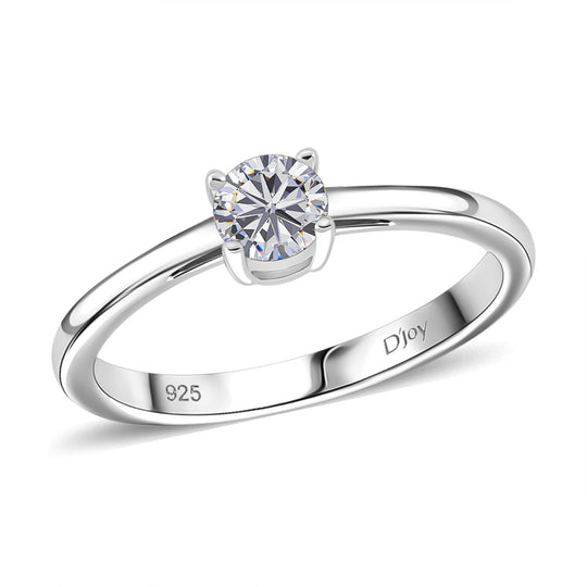 D'Joy GRA zertifiziert Moissanit Schmuckset 925 Silber vergoldet (Größe 18) ca. 2.00 ct