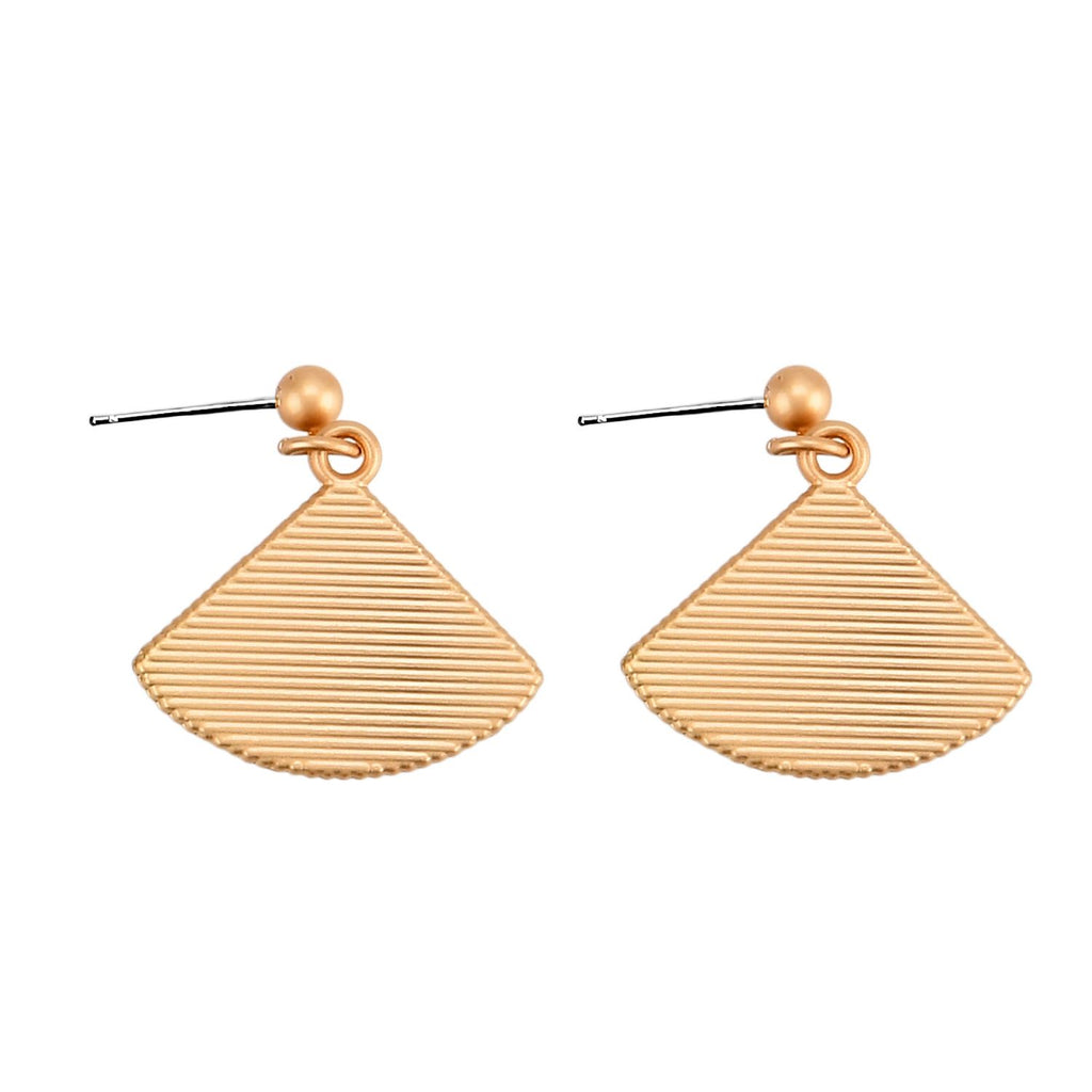 LA MAREY Signature - Song Brokat Seiden-Haarnadel und Ohrringe, Beige, Geschenkbox