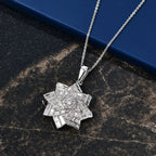 LUXURIANT DIAMOND - Lab Grown Diamant SI-GH SGL zertifiziert Schmuckset ca. 50 cm 925 Silber rhodiniert ca. 1.00 ct