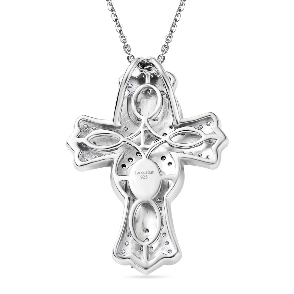 LUXURIANT DIAMOND - Lab Grown Diamant VS-EF SGL zertifiziert Schmuckset ca. 50 cm 925 Silber rhodiniert ca. 0.50 ct