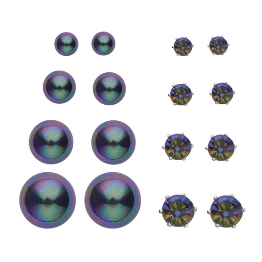 Rosa Muschelkernperle Schmuckset