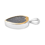 D'Joy Meteorit zweifarbiger Ring und Anhänger