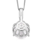 D'Joy Moissanit Schmuckset ca. 45 cm 925 Silber rhodiniert ca. 6.01 ct