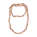 5er set - Multi-Edelstein Halsketten 76 cm mit Amethyst, Granat, Citrin, Sonnenstein ca. 1352.00 ct