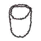 5er set - Multi-Edelstein Halsketten 76 cm mit Amethyst, Granat, Citrin, Sonnenstein ca. 1352.00 ct