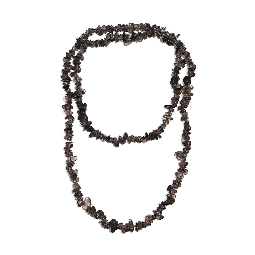 5er set - Multi-Edelstein Halsketten 76 cm mit Amethyst, Granat, Citrin, Sonnenstein ca. 1352.00 ct