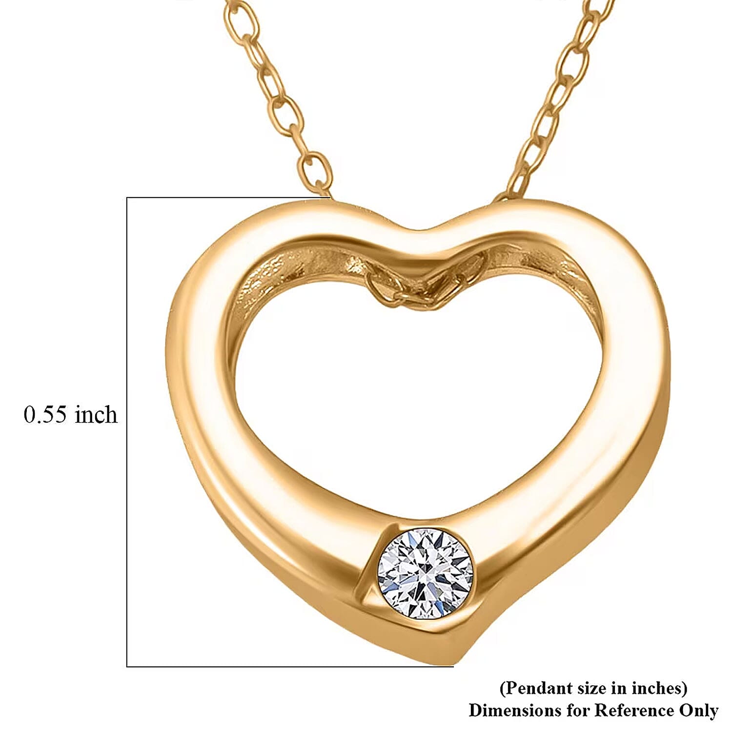 LUXURIANT DIAMOND - Lab Grown Diamant SI-GH Schmuckset ca. 50 cm 925 Silber 750 Vergoldet