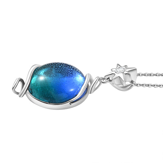 GP - Murano aus Italien, Weißer Zirkon Schmuckset ca. 50 cm 925 Silber rhodiniert
