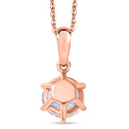 D'Joy Moissanit Schmuckset ca. 50 cm 925 Silber 750 rosévergoldet ca. 1.78 ct