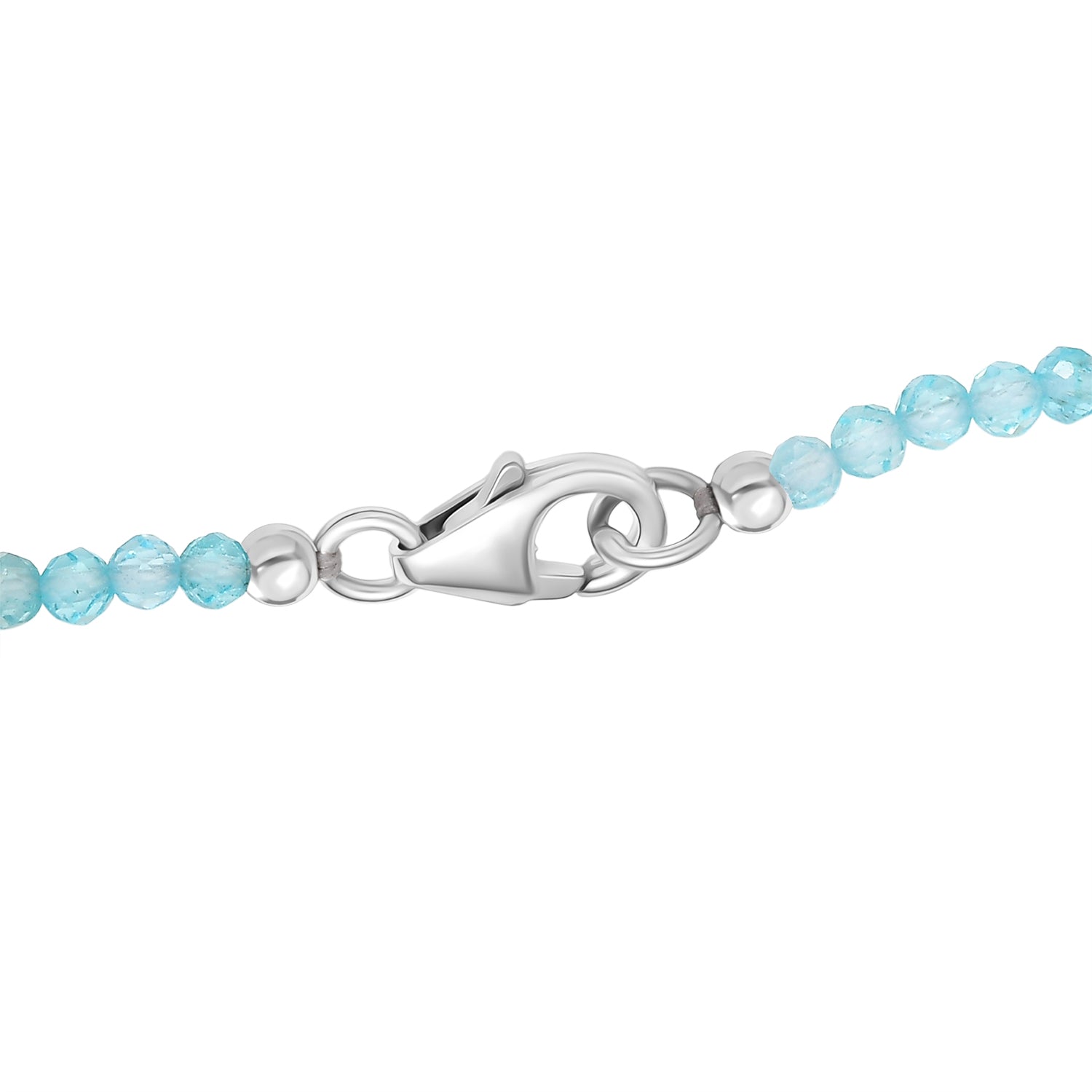 D'Joy Apatit, Labradorit Schmuckset ca. 50 cm 925 Silber rhodiniert ca. 48.60 ct