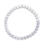 5er Set - Silberbeschichteter Hämatit Schmuck Zubehör ca. 301,50 ct.