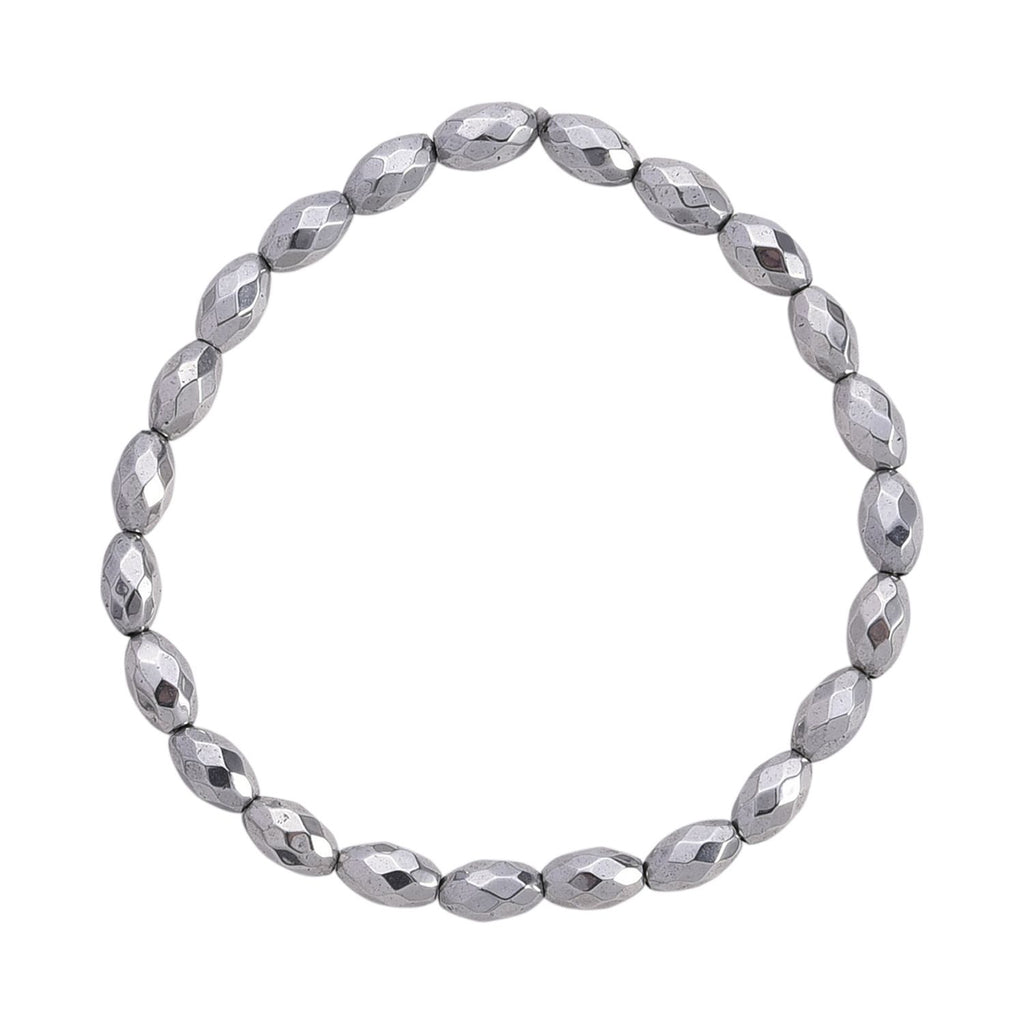 5er Set - Silberbeschichteter Hämatit Schmuck Zubehör ca. 301,50 ct.