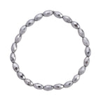 5er Set - Silberbeschichteter Hämatit Schmuck Zubehör ca. 301,50 ct.