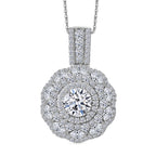 LUXURIANT DIAMOND - Lab Grown Diamant SI-GH Schmuckset ca. 50 cm 925 Silber Rhodiniert ca. 2,34 ct.