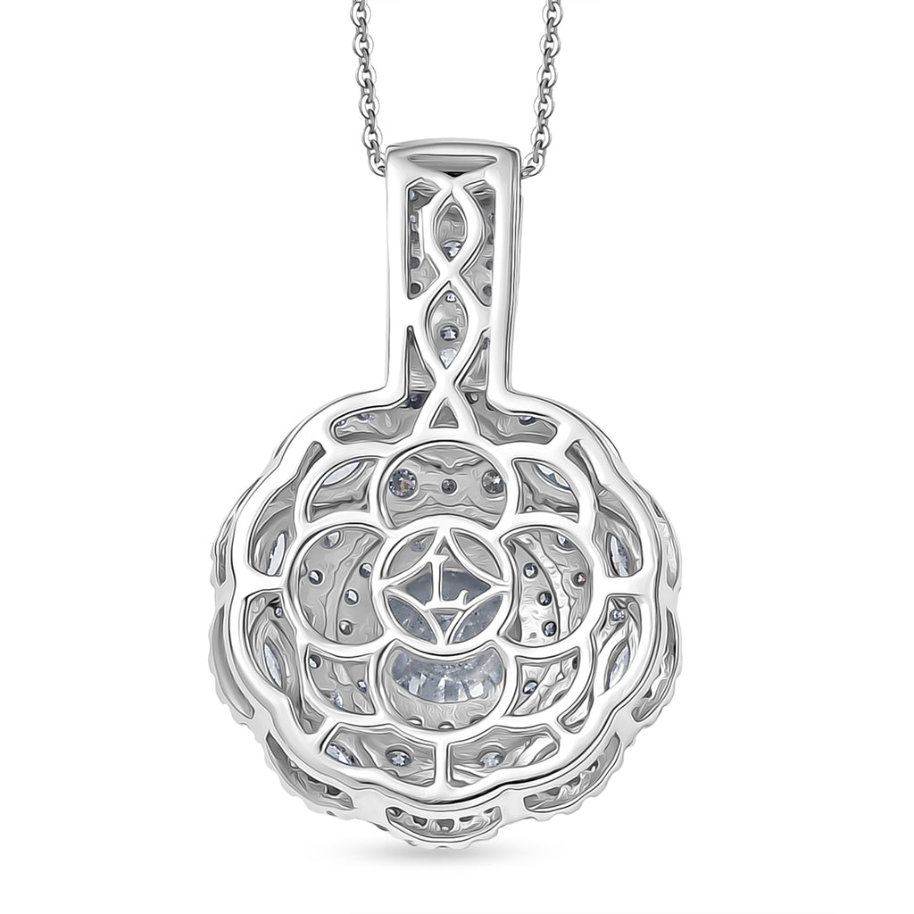 LUXURIANT DIAMOND - Lab Grown Diamant SI-GH Schmuckset ca. 50 cm 925 Silber Rhodiniert ca. 2,34 ct.
