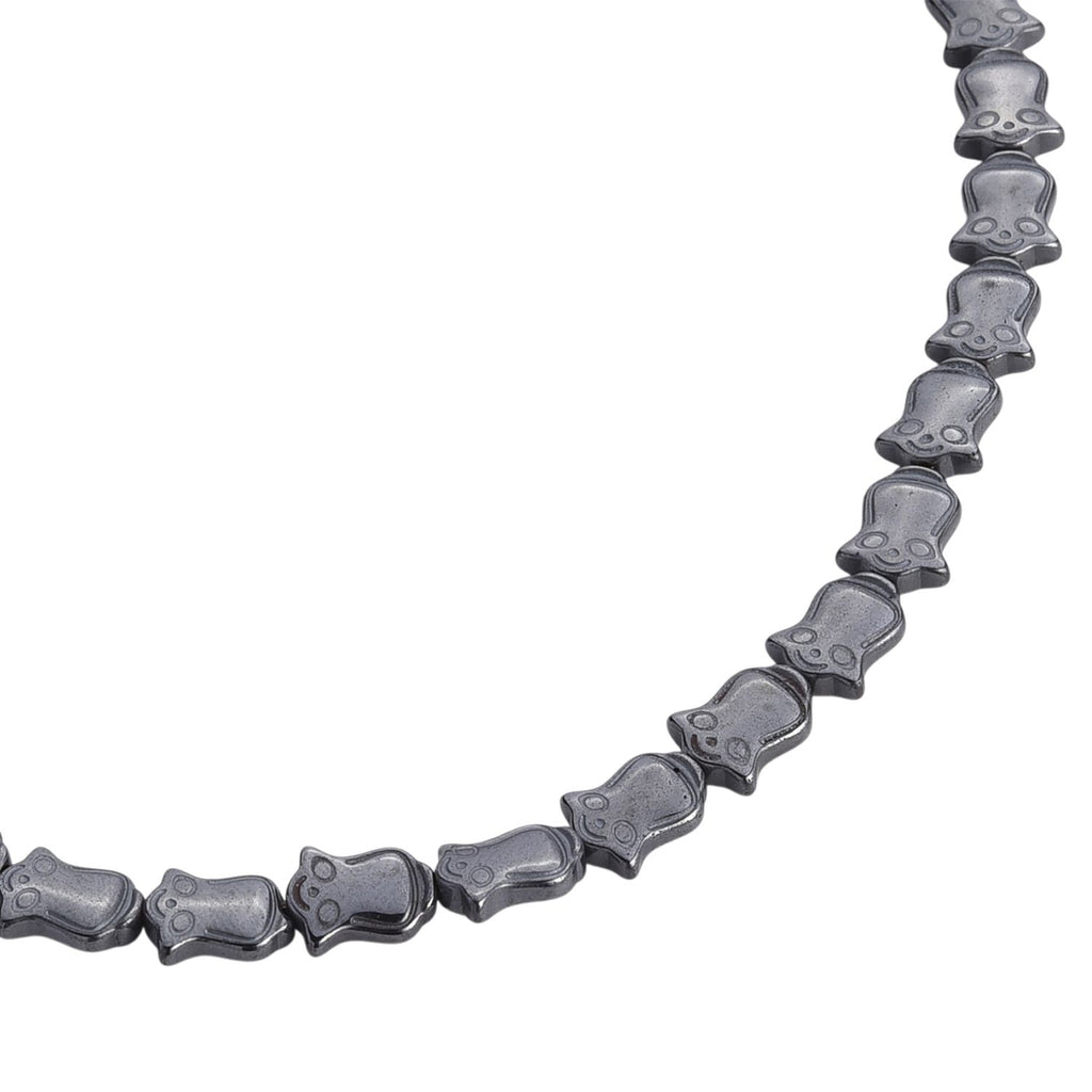 Hämatit Schmuckset, ca. 50 cm + 5 cm Extender, ca. 533,00 ct.