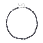 Hämatit Schmuckset, ca. 50 cm + 5 cm Extender, ca. 533,00 ct.