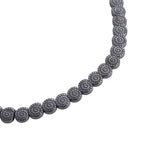 Hämatit Schmuckset, ca. 50 cm + 5 cm Extender, ca. 533,00 ct.