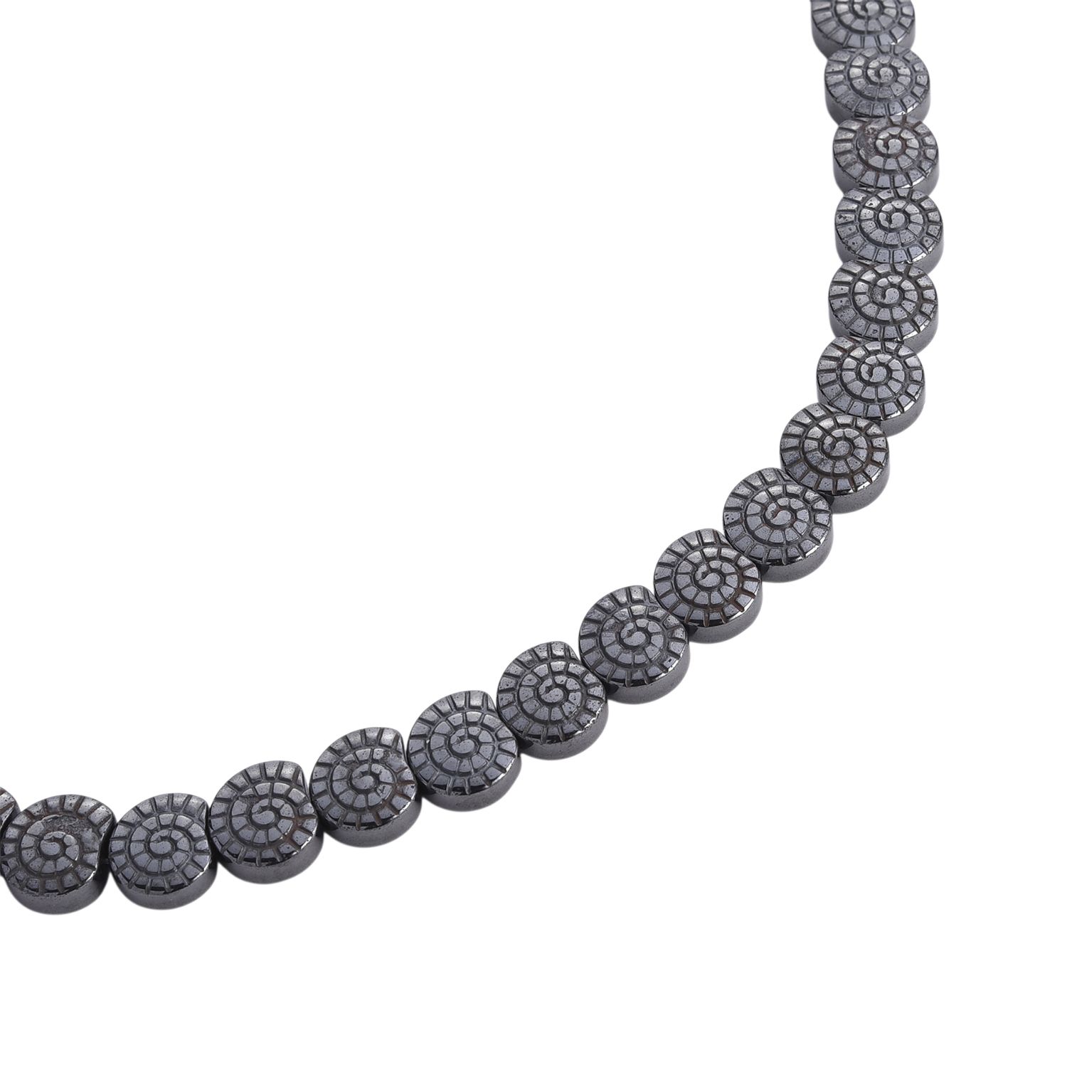 Hämatit Schmuckset, ca. 50 cm + 5 cm Extender, ca. 533,00 ct.