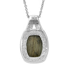 EVER TRUE Labradorit Schmuckset ca. 50 cm ca. 11,00 ct.