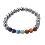 2er Set - Terahertz, Mehrfarbige Edelsteine Halskette und Armband, flexibel, 316L Edelstahl ca. 280.00 ct