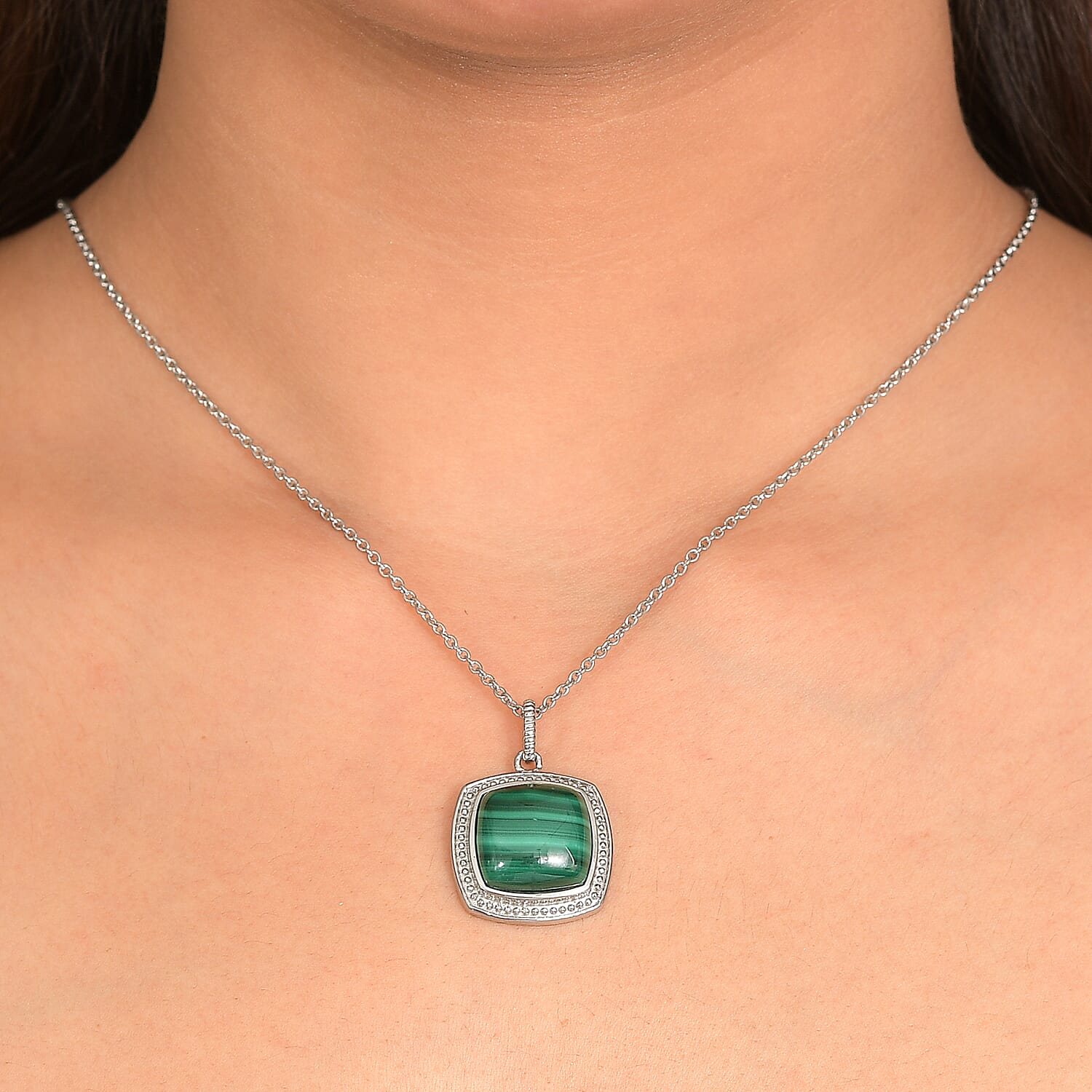 EVER TRUE Malachit Schmuckset ca. 50 cm ca. 11,00 ct.