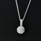 LUXURIANT DIAMOND - Lab Grown Diamant SI-GH Schmuckset ca. 50 cm 925 Silber rhodiniert ca. 0.50 ct