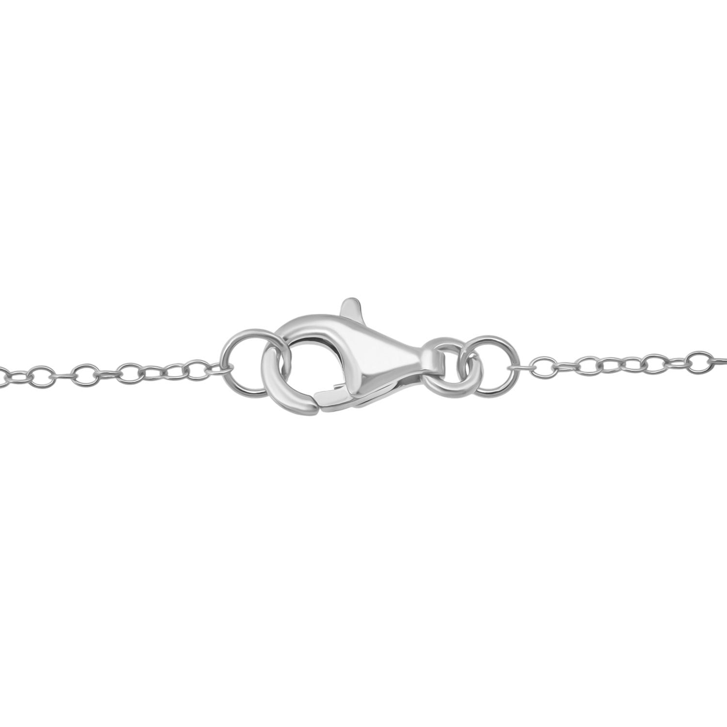 D'Joy Tansanit, Weißer Zirkon Schmuckset ca. 50 cm 925 Silber rhodiniert ca. 4,70 ct.